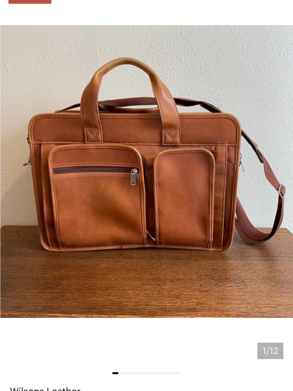 Wilson’s Leather Newport Vaquera Executive Computer Briefcase